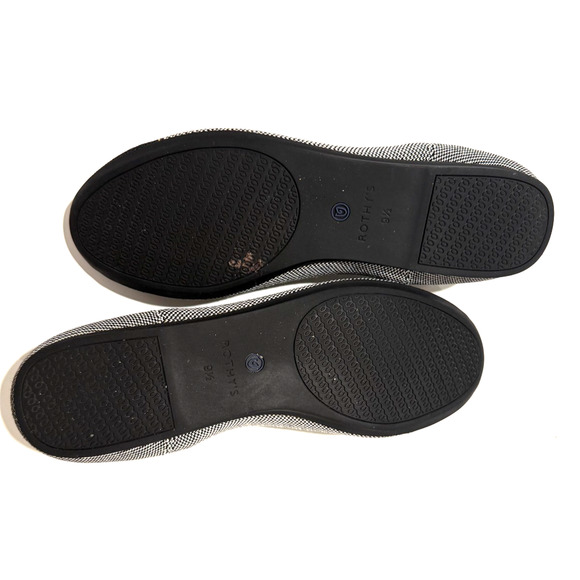 Rothy’s The Flat Size 9 Black Cap Round Toe Washable Eco Friendly Slip Ons - Picture 8 of 10